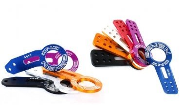 Benen Black Tow Hook Set Tow Hooks Benen Industries BE-10100-FTRR-BK