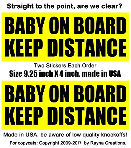 Bumper Stickers, Decals & Magnets Rayna Creations BOBKD-1