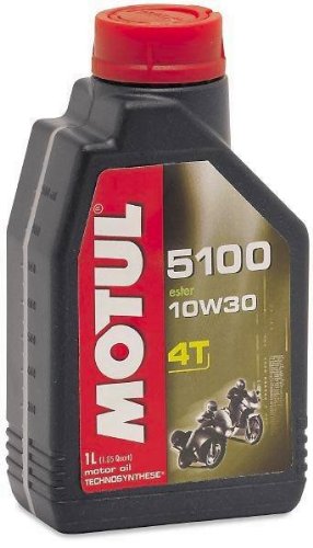 Motul 5100 4T Synthetic Ester Blend Motor Oil - 10W30 - 1L. 836615 Motor Oils Motul 836615