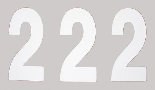 Factory Effex Pro Number 7in. - No.2 - White , Color: White FX02-4352 Decals Factory Effex FX02-4352