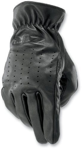 Z1R Streamline Gloves , Distinct Name: Black, Size: 3XL, Gender: Mens/Unisex, Primary Color: Black, Apparel Material: Leather XF3310-0249 Gloves Z1R XF3310-0249
