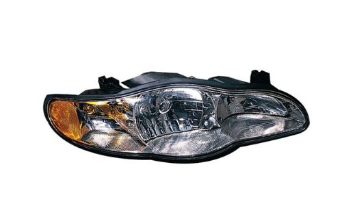 Discount Starter and Alternator GM2503212 Chevrolet Monte Carlo Passenger Side Replacement Headlight Plastic Lens With Bulbs Headlight Assemblies Discount Starter & Alternator GM2503212