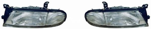 Nissan Altima (SE & GLE) Replacement Headlight Unit - 1-Pair Headlight Bulbs Unknown 1108005