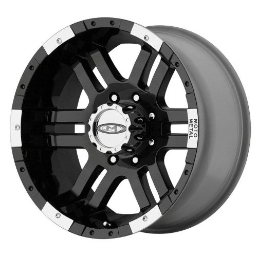 Moto Metal Series MO951 Gloss Black Machined Wheel (17x9/5x5.5) Car Moto Metal MO9517955312