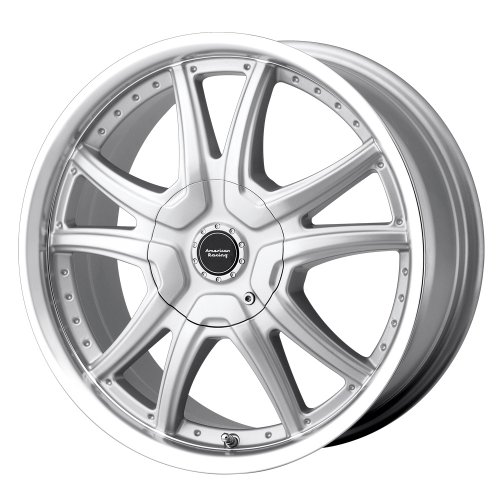American Racing Alert AR607 Silver Wheel with Machined Lip (16x7/4x100mm) Car American Racing AR60767008440