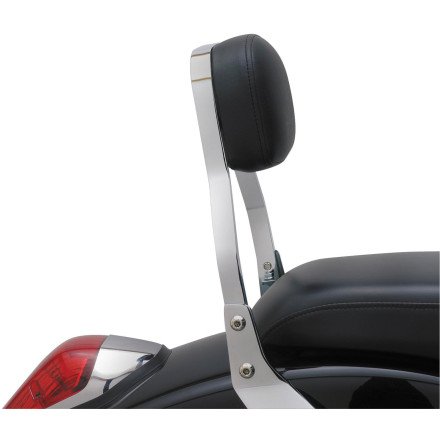 08-09 SUZUKI VLR1800: Cobra Mini Sissy Bar - Chrome (CHROME) Sissy Bars Continental 08-2226