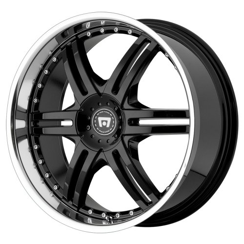 Motegi Racing Series MR056 Gloss Black Finish Wheel with Machined Lip (17x7.5/4x100mm) Car Motegi Racing MR05677598342A