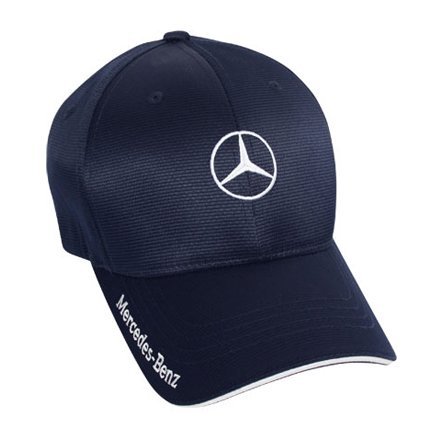 Mercedes Benz Men's Navy Flexfit Baseball Hat Baseball Caps Mercedes-Benz 9629990080