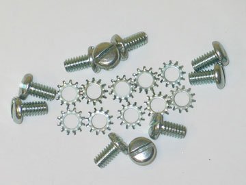 1955-1961 Corvette Timing Chain Cover Screws Slotted 10 Pieces Sets & Kits Corvette Central 301135