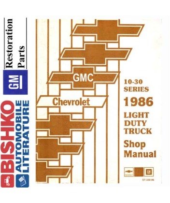 1986 Chevy GMC 10-35 Pickup Truck Shop Service Repair Manual CD Engine Software Chevrolet 3520N