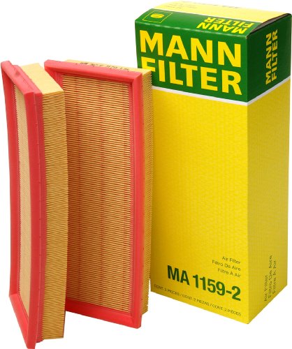 Mann-Filter MA 1159-2 Air Filter (Set of 2) Air Filters Mann Filter MA1159