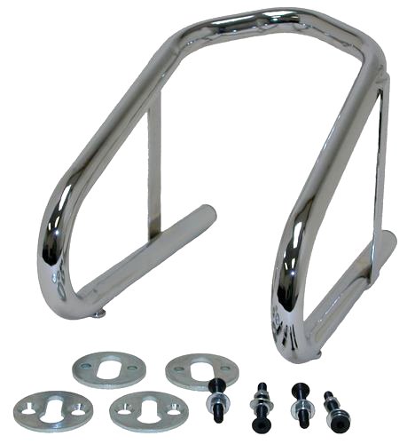 Raider 19-610 Chrome Motorcycle Wheel Chock Wheel Immobilizers & Chocks Raider 19610