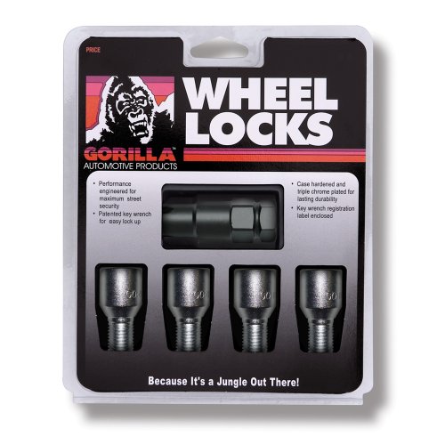 Gorilla Automotive 24631 Cone Seat Hex Socket Bolt Locks (12mm x 1.50 Thread Size) Lug Nuts Gorilla Automotive 24631