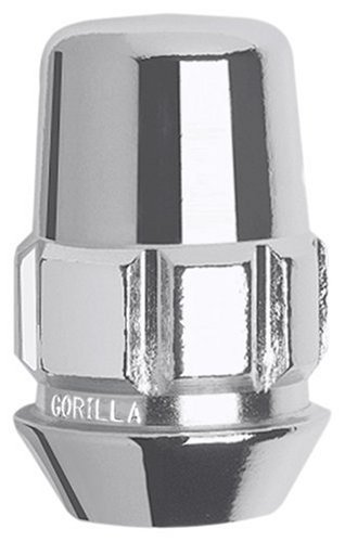 Gorilla Automotive 71621NB5 Acorn Wheel Locks (12mm x 1.25 Thread Size) 5 pack Wheel Locks Gorilla Automotive 71621NB5