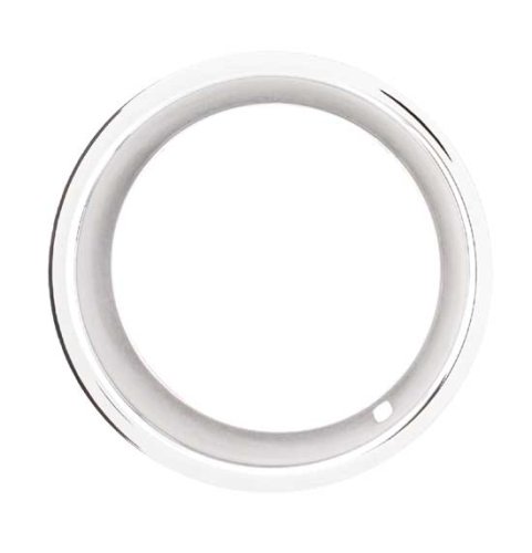 15x8 Deep Dish Chrome Plated Stainless Steel Beauty Trim Rings Trim Rings Eagle Flight 4523