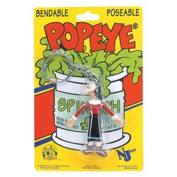 Olive Oyl 3 Bendable Keychain by NJ Croce (KR 1404) Key Chains NJ Croce KR 1404