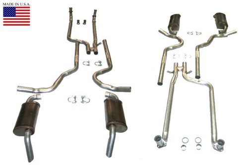 1982 Corvette Dual Exhaust System w/Magnaflow Mufflers Exhaust & Emissions Corvette Central 323126