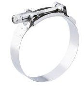 Breeze TB400SS Stainless Steel T-Bolt Clamp Effective Diameter Range: 4 - 4.31 (101.6mm - 109.5mm) Clamps & Sleeving Breeze Industrial Products TB-400SS