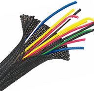 1.5 F6 Braided Wrap Sleeving - Qty: 75' Heat Wrap, Matting & Sleeving Electriduct F6-150-75