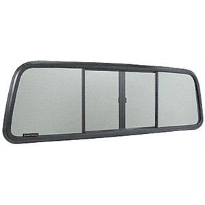 C.R. LAURENCE 7140ET CRL OEM Replacement Duo-Vent Four Panel Slider With Light Green Glass for 1983-1997 Ford Ranger and Mazda Windows C.R. Laurence 7140ET