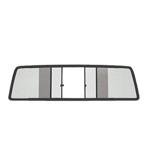 C.R. LAURENCE TSW1070LT CRL Duo-Vent Four Panel Slider with Light Gray Glass for 1980-1983 Volkswagen Rabbit Truck Sliding Windows C.R. Laurence TSW1070LT