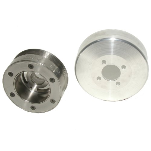 BBK 1653 SFI Underdrive Pulley Kit for Ford Mustang 4.6L-3V GT - 2 Piece Power Pulleys BBK 1653