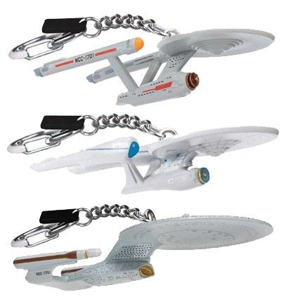 Key Chains Star Trek set of 3