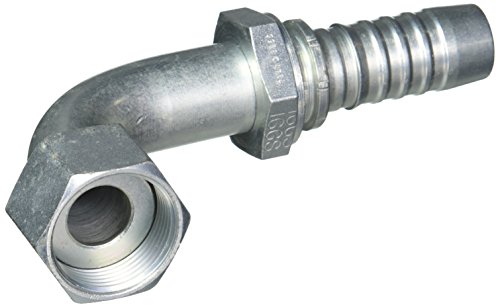 Gates G20239-1616 Female Flat-Face O-Ring Swivel - 90 Bent Tube GlobalSpiral Coupling ABS Gates G20239-1616