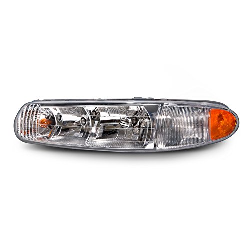 Buick Regal/Century Headlight With Cornering Headlamp Driver Side New Headlight Assemblies Headlights Depot GM216-B001L