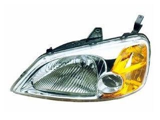 Honda Civic 2-Door Coupe New Driver Side Replacement Headlight Headlight Assemblies Headlights Depot HD400-A001L