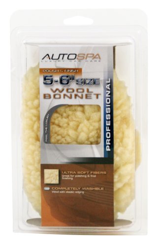 Carrand 40403AS AutoSpa Soft Acrylic Wool 5-6 Polishing Bonnet Sponges & Mitts Carrand 40403