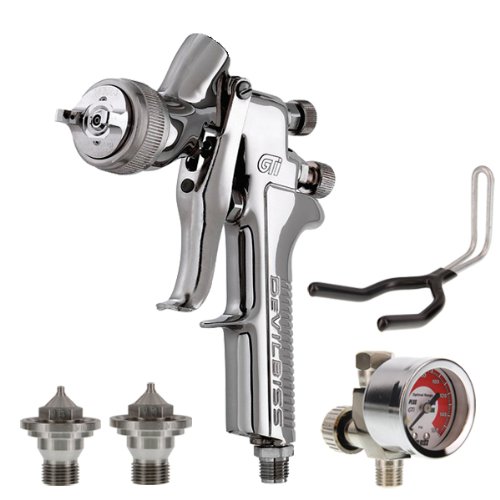 Cupless DeVILBISS GTI-620G Millennium HVLP SPRAY GUN Spray Guns DeVilbiss DEV GTI-620G-NOCUP