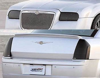 GT Styling GT0665S & GT4667 08-10 Chrysler 300 4-Piece Headlight and Taillight Covers - Smoke Exterior Accessories GT Styling GT0665S_GT4667