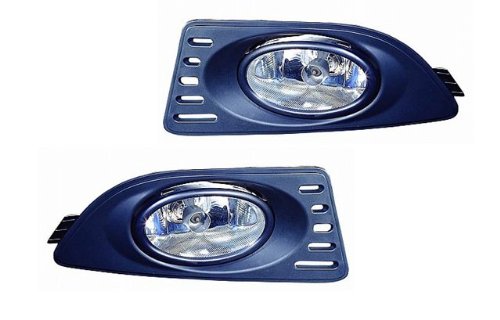Acura RSX Driver and Passenger Side (Pair) Replacement Fog Lights Bulbs Top Deal LF-ACRS05KIT-P-A