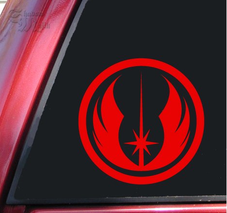 Star Wars Jedi Order Vinyl Decal Sticker (6 inch, Red) Bumper Stickers, Decals & Magnets ShadowMajik smac2121239red6