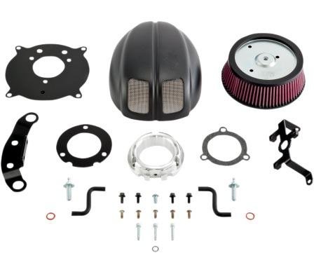 VANCE AND HINES AIR CLEANER BLACK HARLEY 01-09 TWIN CAM Air Filters Vance & Hines 1010-0407