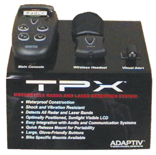 Adaptiv Radar Detector TPX Motorcycle Radar and Laser Detection System Display DISPLAY Radar Detectors Adaptiv DISPLAY
