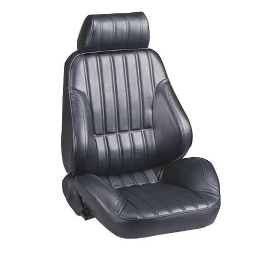 ProCar by Scat 80-1000-51R RALLY Series 1000 Black Vinyl Right Recliner Seat Body Scat Crankshafts 80100051R