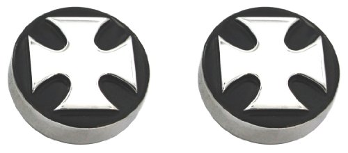 All Sales 4402ICK Iron Cross Heater/AC Knob, (Pack of 2) Air Conditioning & Heater Control All Sales 4402ICK