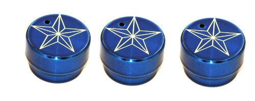All Sales 4400STB Star Heater/AC Knob, (Pack of 3) Air Conditioning & Heater Control All Sales 4400STB