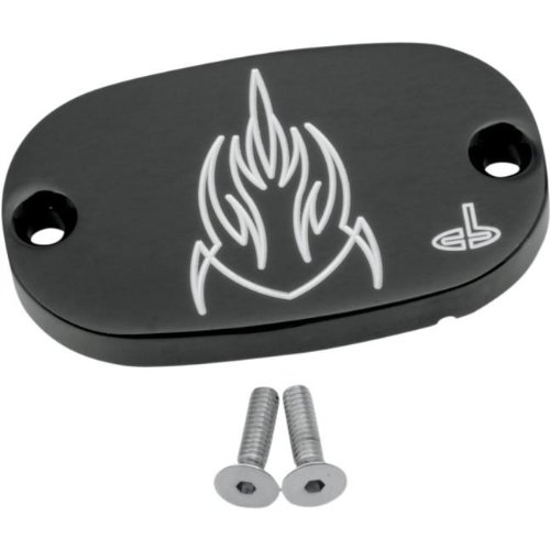 Carl Brouhard Designs Rear Master Cylinder Cover - Lefty - Black LF-0010-B Dash Covers & Pads Brouhard Designs LF-0010-B