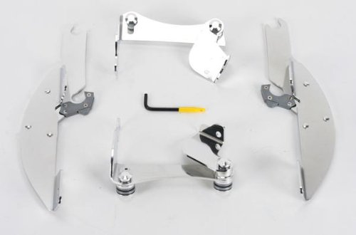 Memphis Shades Trigger-Lock Mount Kit for Batwing Fairing - Polished MEK1901 Windshields & Accessories Memphis Shades MEK1901