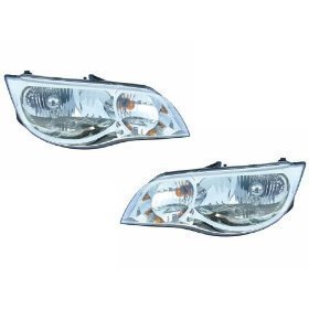Saturn Ion Coupe Headelights OE Style Replacement Headlamps Driver/Passenger ... Headlight Assemblies Headlights Depot GM378-B001P