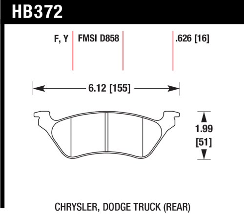Brake Pads Hawk HB327P799