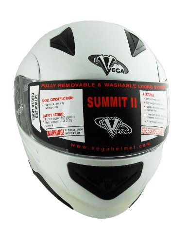 Vega Summit II Modular Helmet (Pearl White, Large) Helmets Vega 4500154