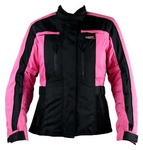 Vega Silhouette Ladies Jacket (Black/Pink, Small) Jackets & Vests Vega Technical Gear 1610362