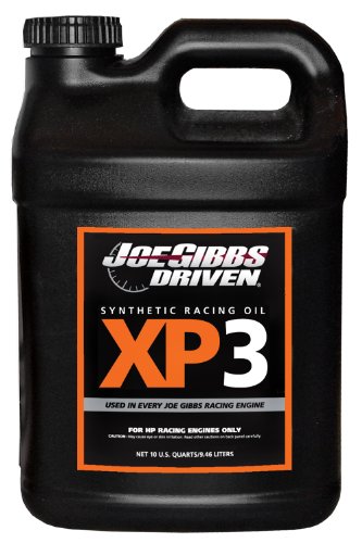 Joe Gibbs Driven Racing Oil 00314 XP3 10W-30 Synthetic Racing Motor Oil - 10 Quart Jug Motor Oils DRIVEN 00314