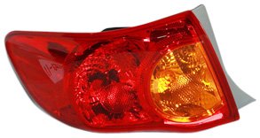 TYC 11-6278-00 Toyota Corolla Driver Side Replacement Tail Light Assembly Tail Light Assemblies TYC TO2800175