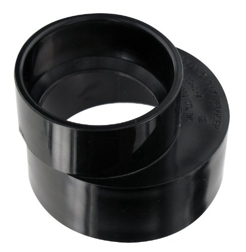 Valterra T1041-2 Eccentric Tank Reducer with 3 Spigot x 2 Hub Pipe Fittings Valterra T10412