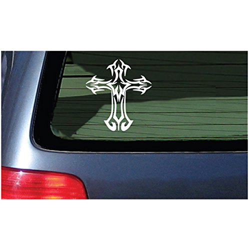 Bumper Stickers, Decals & Magnets Stickermatic tribcrosswhite